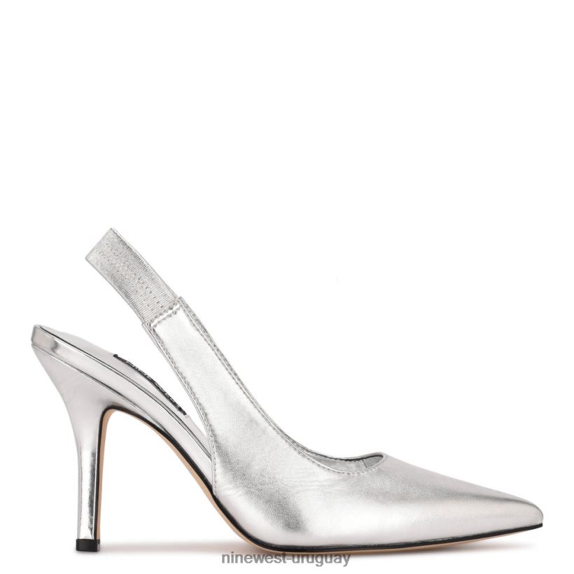 BD04222228 Nine West zapatos de tacón ciser plata