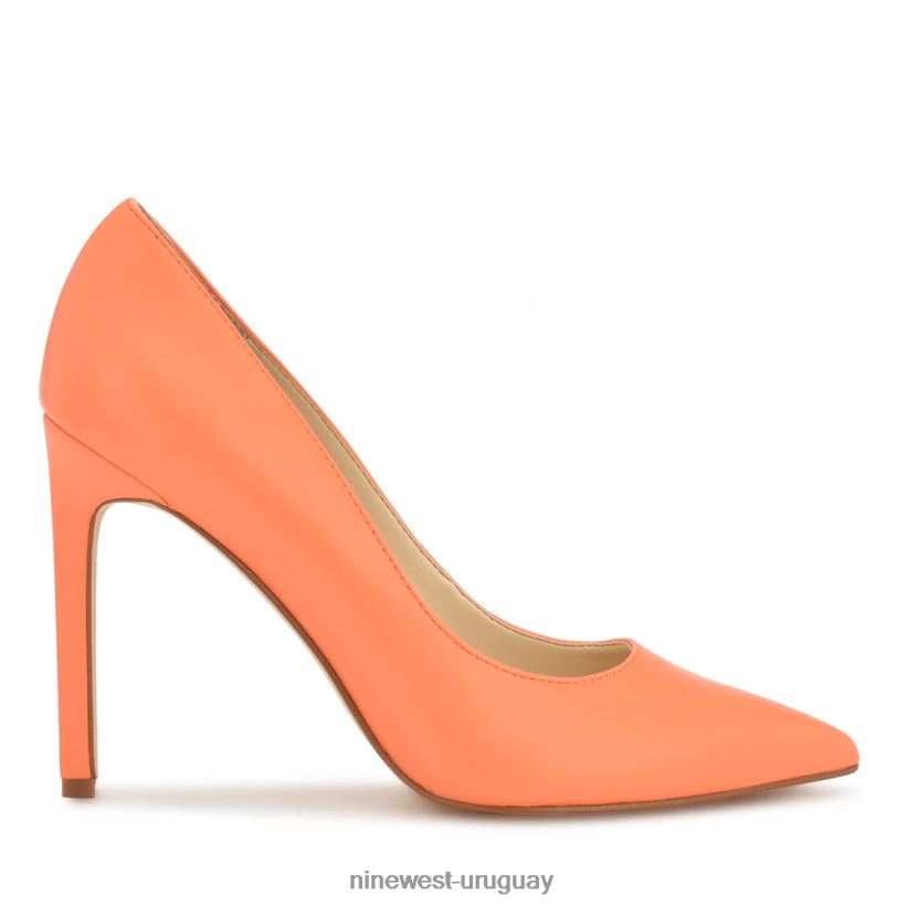 BD04221256 Nine West zapatos tatiana con punta puntiaguda naranja perfecto