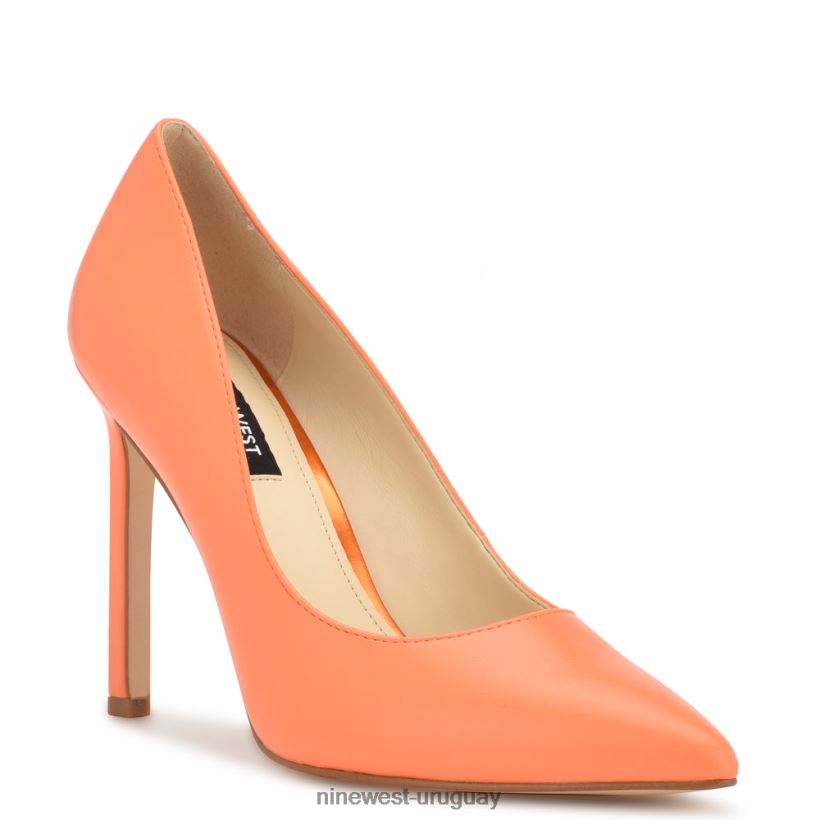 BD04221256 Nine West zapatos tatiana con punta puntiaguda naranja perfecto