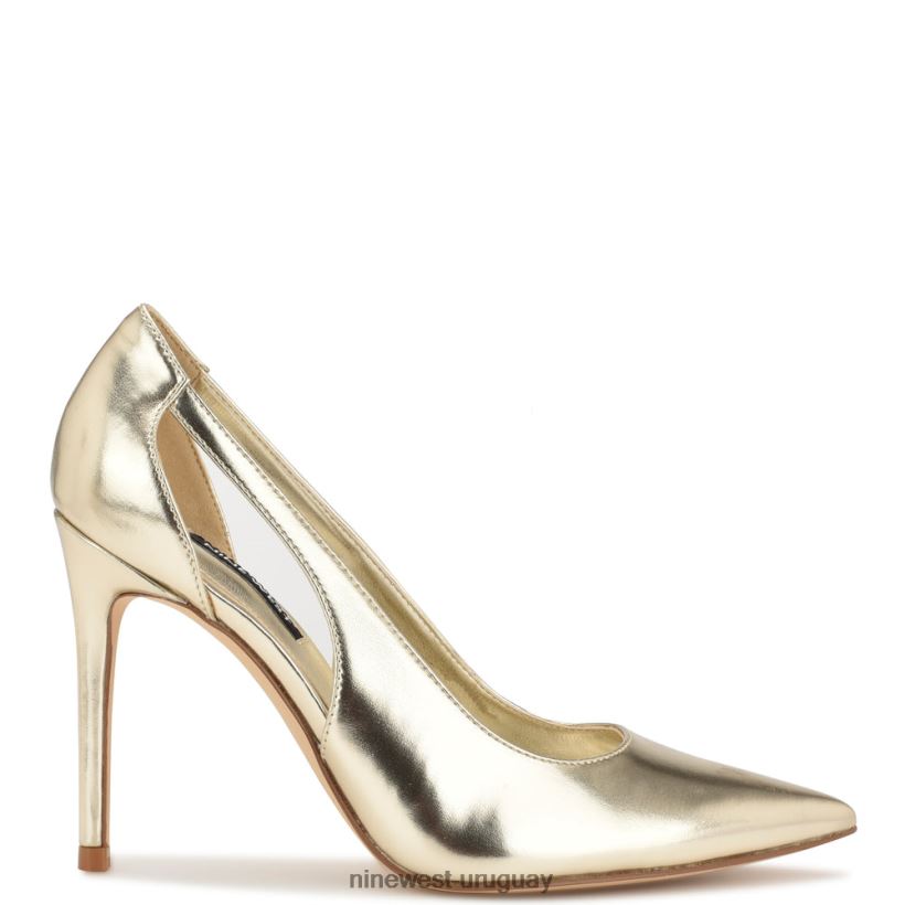 BD04221270 Nine West bombas recortadas favoritas platino