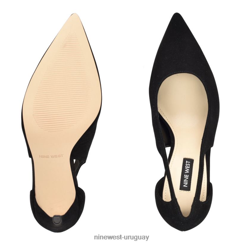 BD04221272 Nine West bombas recortadas favoritas ante negro