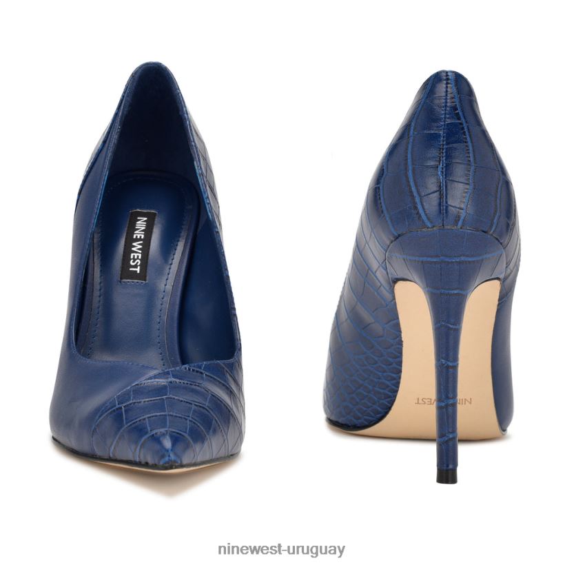 BD04221369 Nine West zapatos de tacón con punta puntiaguda flava azul oscuro/cocoro
