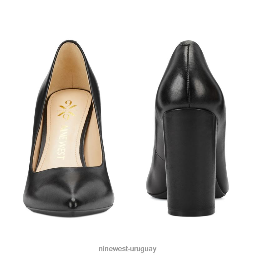 BD04221466 Nine West bombas astoria 9x9 cuero negro