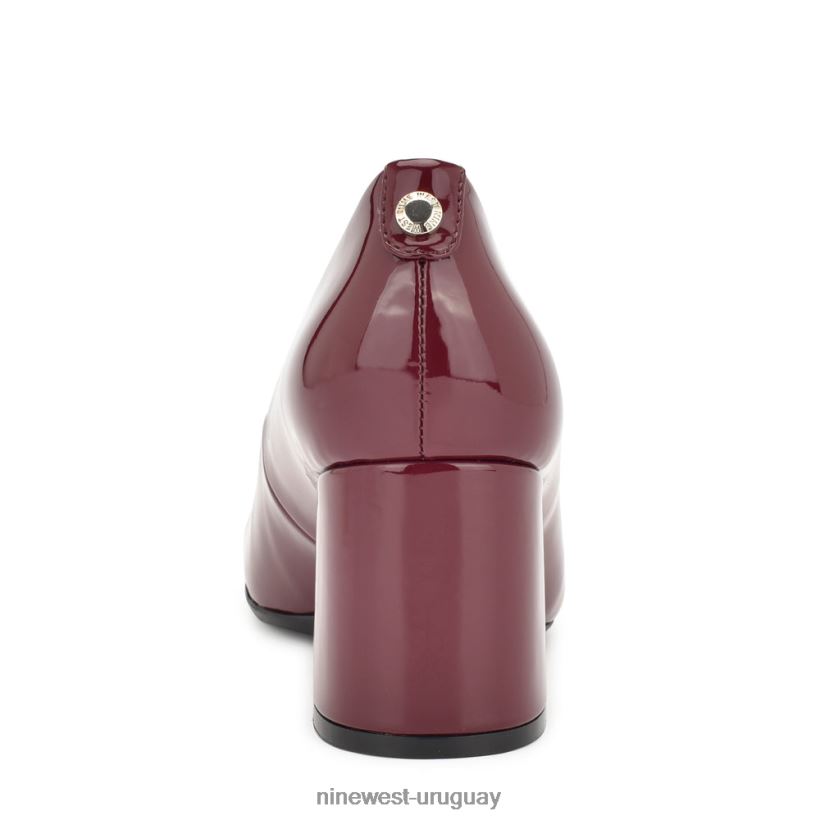 BD04221185 Nine West zapatos de tacón bloque vibe 9x9 patente de ciruela