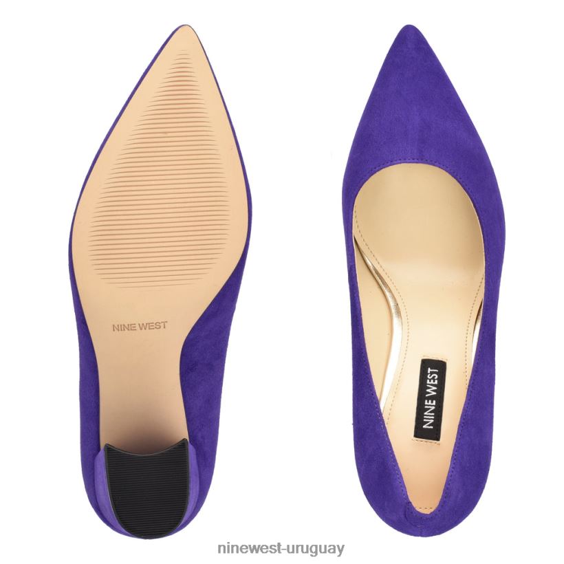 BD04221218 Nine West zapatos de vestir cara gamuza morada