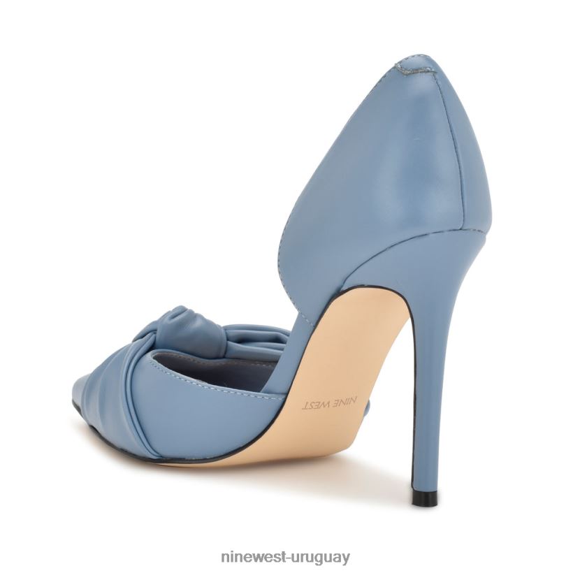 BD04221388 Nine West zapatos de salón fanz d'orsay azul claro