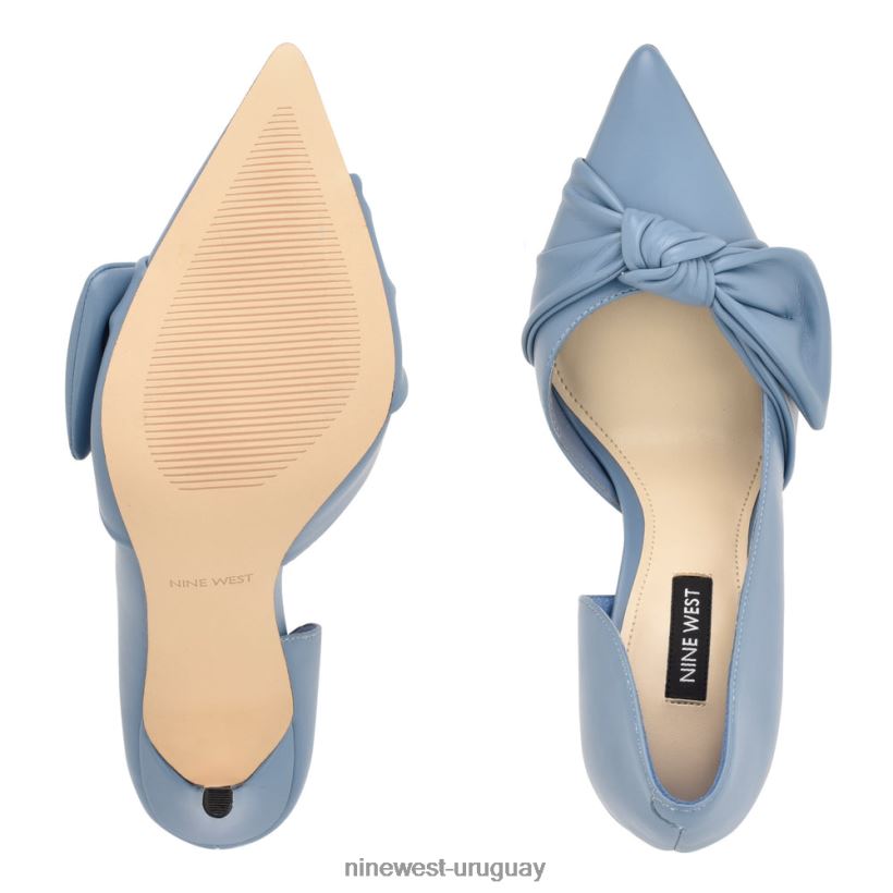 BD04221388 Nine West zapatos de salón fanz d'orsay azul claro