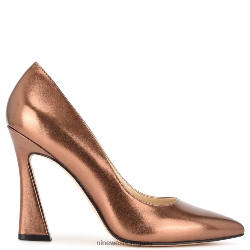 BD04221480 Nine West zapatos de tacón con punta puntiaguda trendz bronce