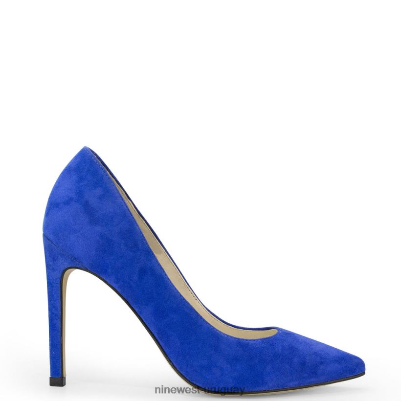 BD04221507 Nine West zapatos tatiana con punta puntiaguda gamuza azul