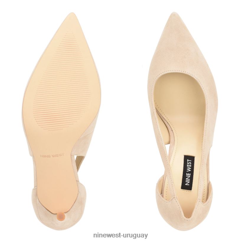 BD04221608 Nine West bombas recortadas favoritas ante natural claro