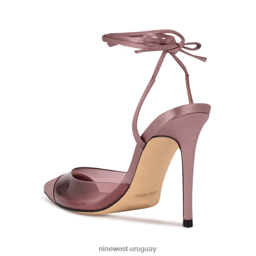 BD04221655 Nine West zapatos de tacón Ferest con envoltura en el tobillo rosa/claro