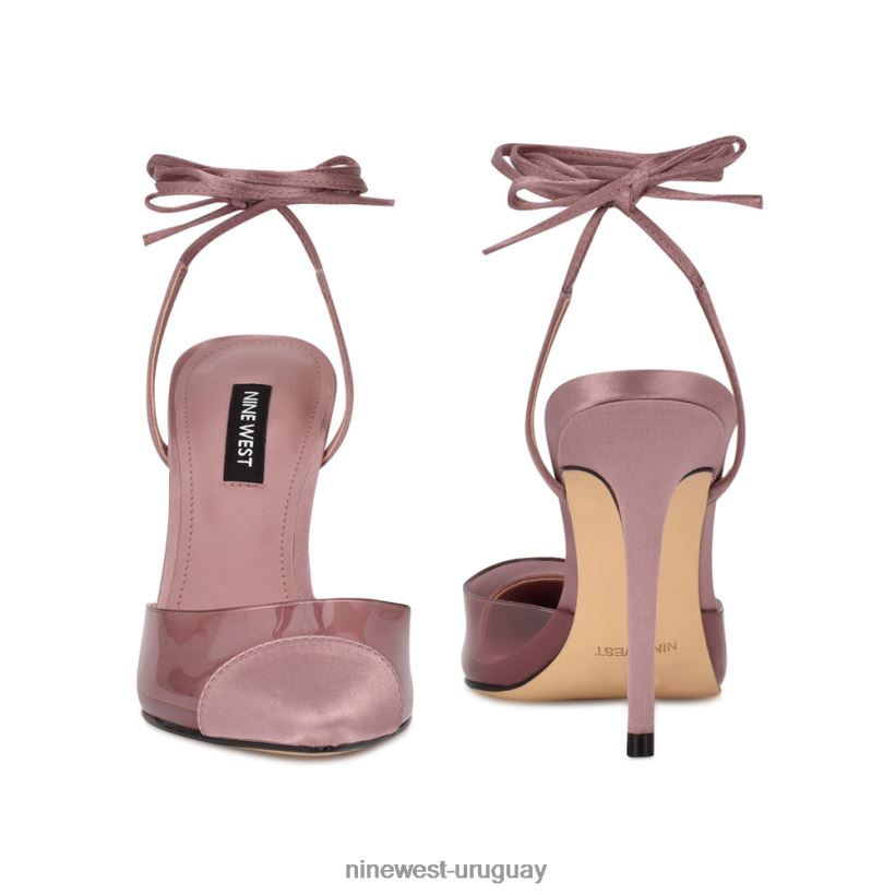 BD04221655 Nine West zapatos de tacón Ferest con envoltura en el tobillo rosa/claro