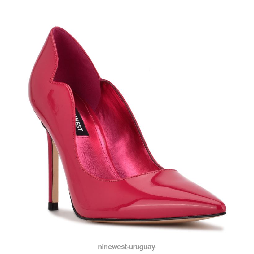 BD04221662 Nine West zapatos de tacón foxy con punta puntiaguda patente magenta
