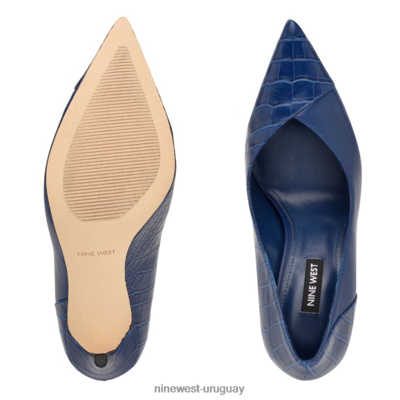 BD04221664 Nine West zapatos de tacón con punta puntiaguda flava azul oscuro/cocoro