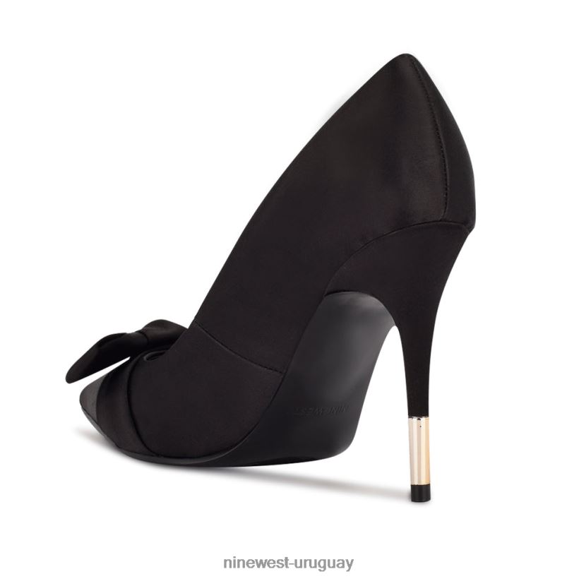 BD04221874 Nine West zapatos de vestir con lazo satén negro