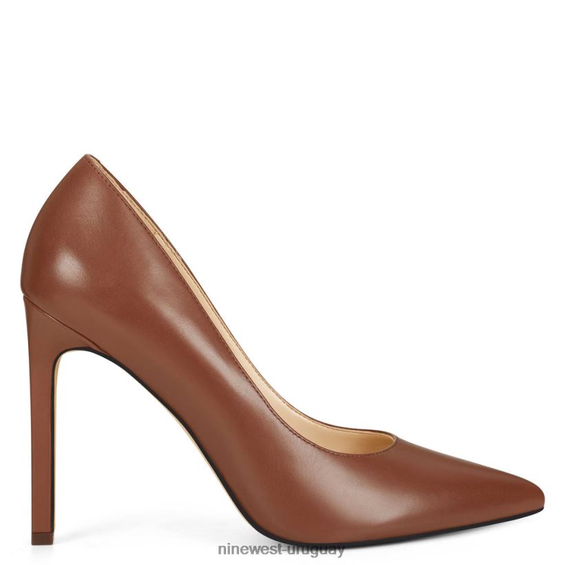 BD04222408 Nine West zapatos tatiana con punta puntiaguda cuero marrón