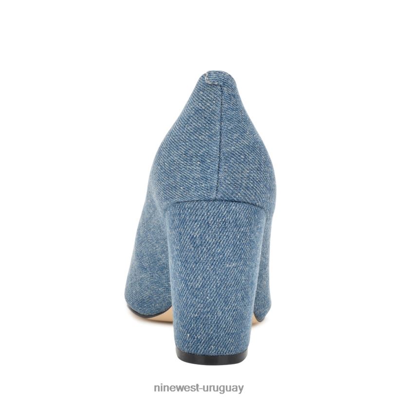BD0422868 Nine West zapatos de vestir cara mezclilla azul