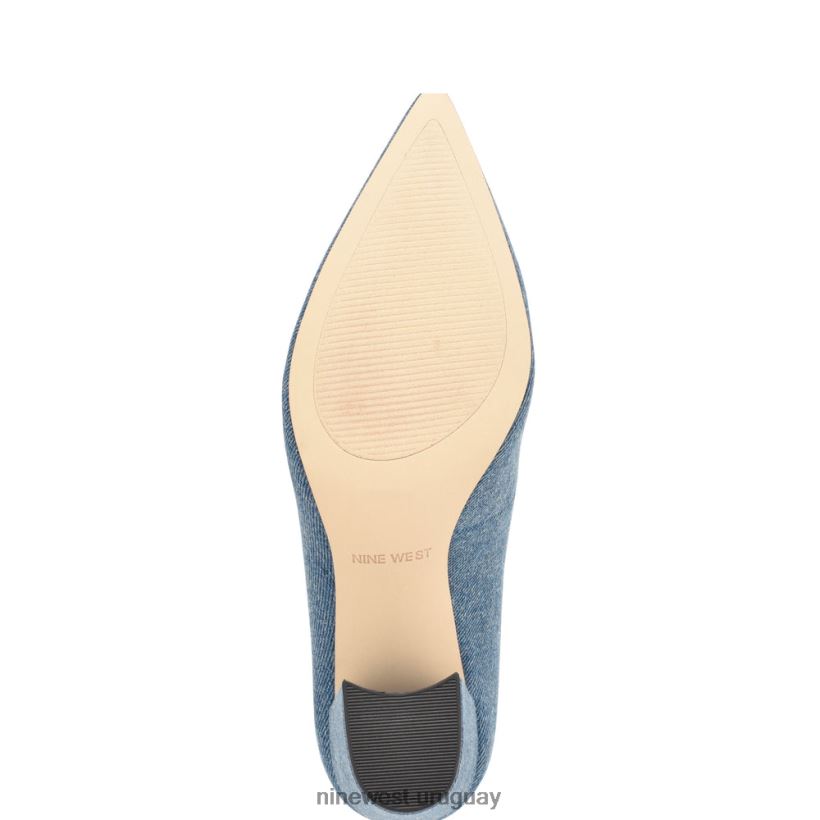 BD0422868 Nine West zapatos de vestir cara mezclilla azul