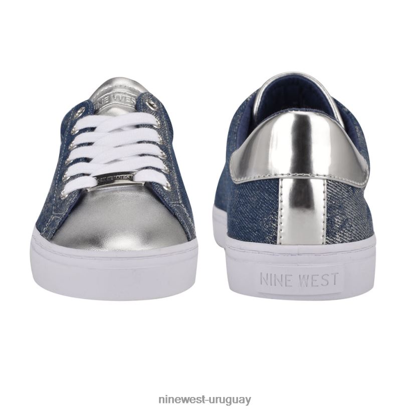 BD0422884 Nine West mejores zapatillas casuales mezclilla brillante